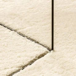 vidaXL Decoración-Alfombra de pelo corto suave lavable HUARTE 60x110 cm