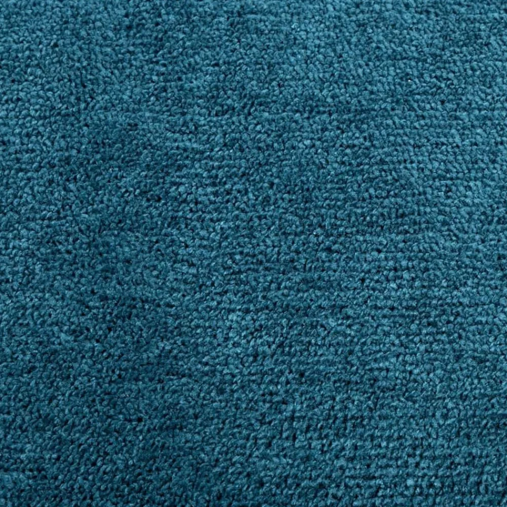 vidaXL Alfombra de pelo corto OVIEDO turquesa 120x120 cm Tuquesa Outlet