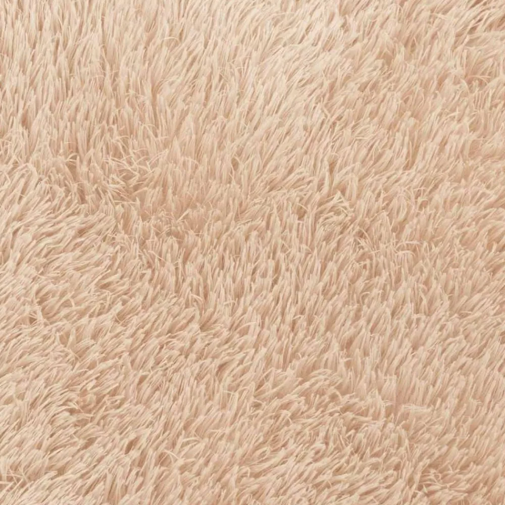 vidaXL Alfombra de pelo largo NAVARRA 60x100 cm poliéster Beige Clearance