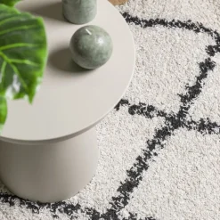 vidaXL Decoración-Alfombra de pelo largo moderna PAMPLONA 100x200cm