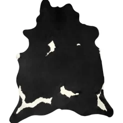 vidaXL Decoración-Alfombra de piel de vaca real 150x170 cm