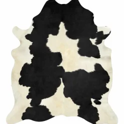 vidaXL Decoración-Alfombra de piel de vaca real 150x170 cm