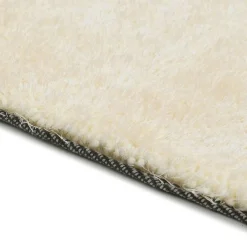 vidaXL Decoración-Alfombra de área peluda 120 x 160 cm Polietileno