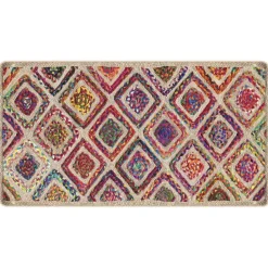 vidaXL Alfombra lavable 80x150 cm Multicolor
