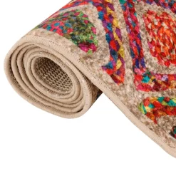 vidaXL Alfombra lavable 80x150 cm Multicolor