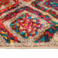 vidaXL Alfombra lavable 80x150 cm Multicolor