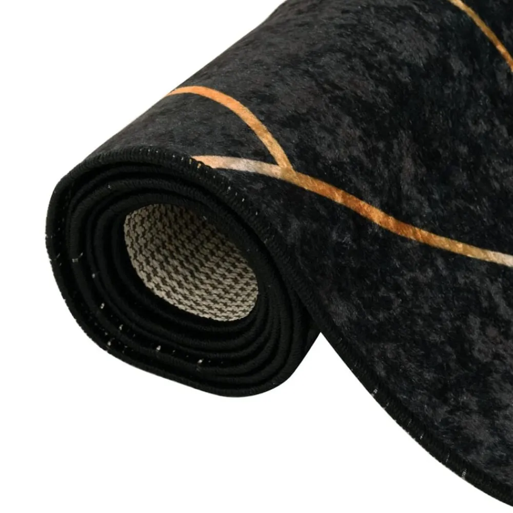 vidaXL Decoración-Alfombra lavable 80x150 cm