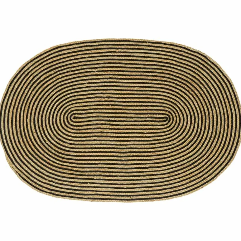 vidaXL Decoración-Alfombra 100 x 152 cm yute