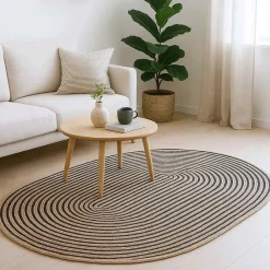vidaXL Decoración-Alfombra 100 x 152 cm yute
