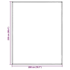 vidaXL Actividades Al Aire Libre-Alfombra para tienda Manual 200 x 250 cm Polietileno
