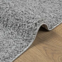 vidaXL Alfombra peluda de pelo largo moderna PAMPLONA 80x250 cm Gris