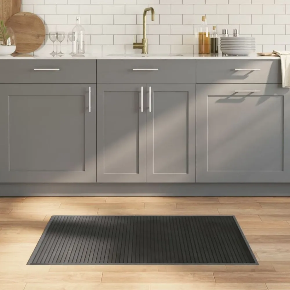 vidaXL Alfombra rectangular bambú 60x100 cm Gris Hot