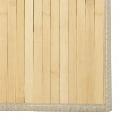 vidaXL Alfombra rectangular bambú color 60x100 cm natural claro Online
