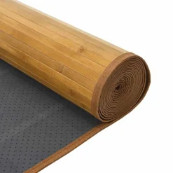 vidaXL Alfombra rectangular bambú color 60x100 cm Natural