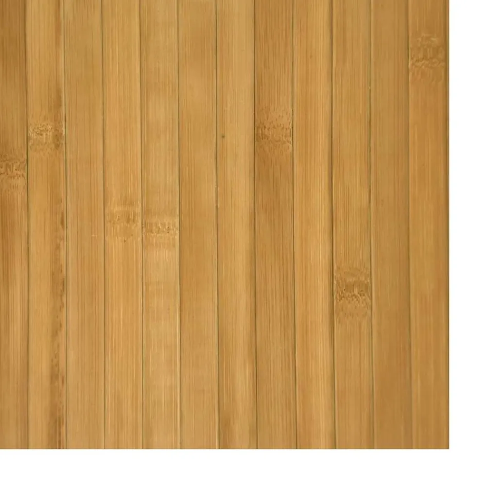 vidaXL Decoración-Alfombra rectangular bambú color 60x100 cm