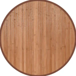 vidaXL Alfombra redonda bambú color 60 cm Natural Hot