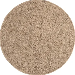 vidaXL Decoración-Alfombra ZIZUR apariencia de yute interior y exterior 90 cm