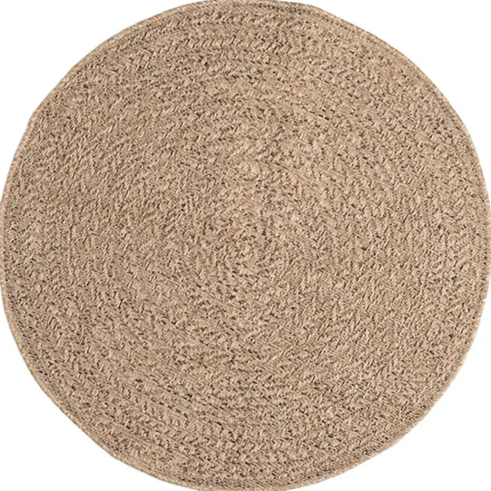 vidaXL Decoración-Alfombra ZIZUR apariencia de yute interior y exterior 90 cm