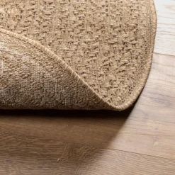 vidaXL Decoración-Alfombra ZIZUR apariencia de yute interior y exterior 90 cm