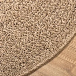 vidaXL Decoración-Alfombra ZIZUR apariencia de yute interior y exterior 90 cm