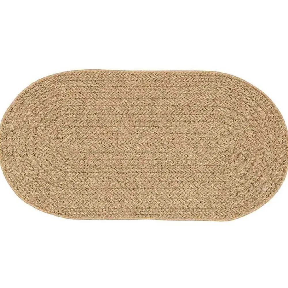 vidaXL Alfombra ZIZUR Marrón 150 x 80 cm Polipropileno Natural Best