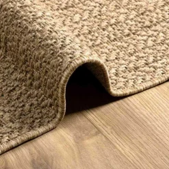 vidaXL Alfombra ZIZUR Marrón 150 x 80 cm Polipropileno Natural Best