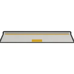 vidaXL Alfombras autoadhesivas para escaleras Rayado 15 pcs Antracita Best