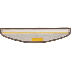 vidaXL Alfombras autoadhesivas para escaleras 15 pcs Marrón Marrón Online