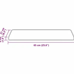 vidaXL Productos Del Hogar-Alfombras autoadhesivas para escaleras 15 pcs