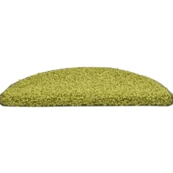 vidaXL Alfombras de peldaños de escalera 15 uds 56x17x3 cm Verde Best
