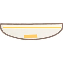 vidaXL Productos Del Hogar-Alfombras de peldaños de escalera 15 uds marrón 65x21x4 cm