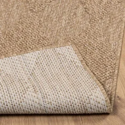 vidaXL Decoración-Alfombras de área AGIRA Natural 150 x 80 cm Poliéster