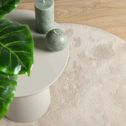 vidaXL Alfombras de área HUARTE 80 x 150 cm Poliéster Beige Discount