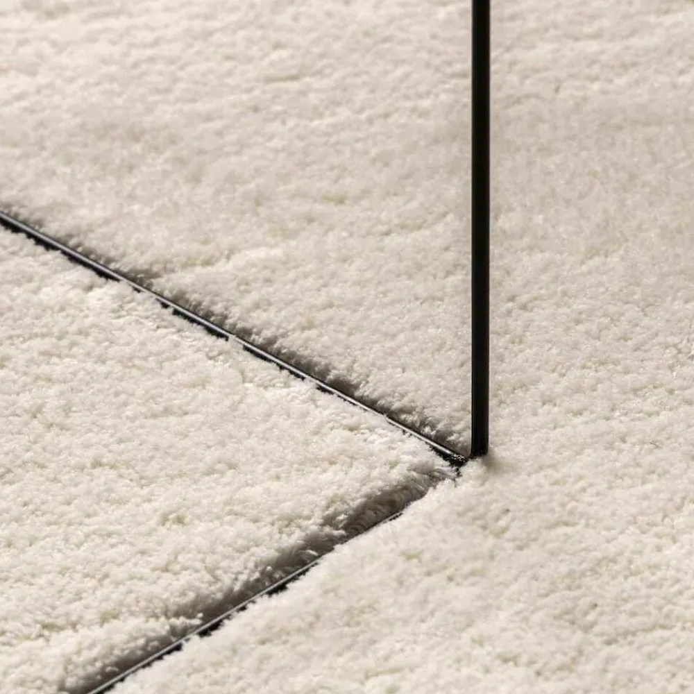 vidaXL Alfombras de área HUARTE 80 x 150 cm Poliéster Beige Discount