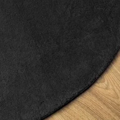 vidaXL Alfombras de área HUARTE 100 x 200 cm Poliéster Negro Hot