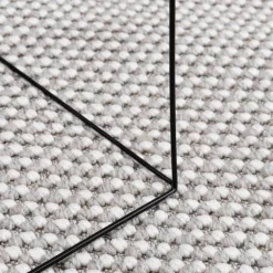 vidaXL Alfombras de área LUGO 80 x 150 cm Poliéster Crema y gris Online