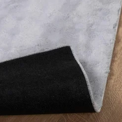 vidaXL Alfombras de área Rectangular SIROLO 150 x 80 cm Poliéster Gris Sale