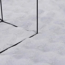 vidaXL Alfombras de área Rectangular SIROLO 150 x 80 cm Poliéster Gris Sale