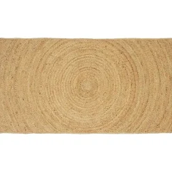 vidaXL Decoración-Alfombras de área Rectangular Marrón 60 x 110 cm yute
