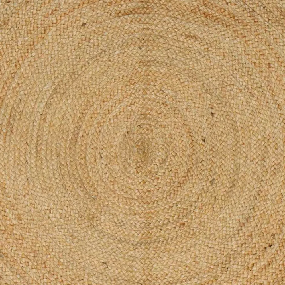 vidaXL Decoración-Alfombras de área Rectangular Marrón 60 x 110 cm yute