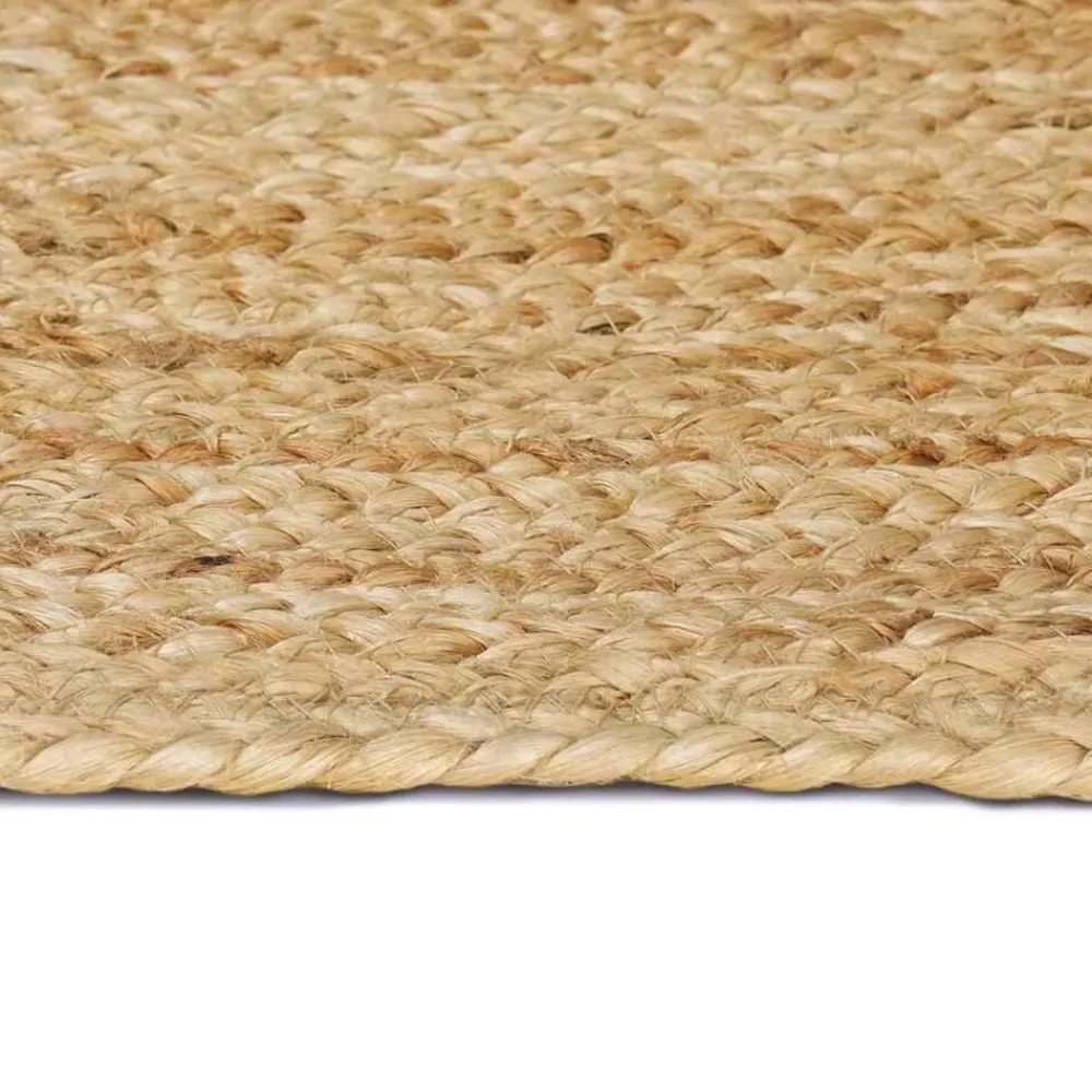 vidaXL Decoración-Alfombras de área Rectangular Marrón 60 x 110 cm yute