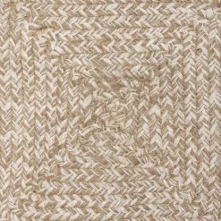 vidaXL Decoración-Alfombras de área Rectangular 60 x 110 cm yute