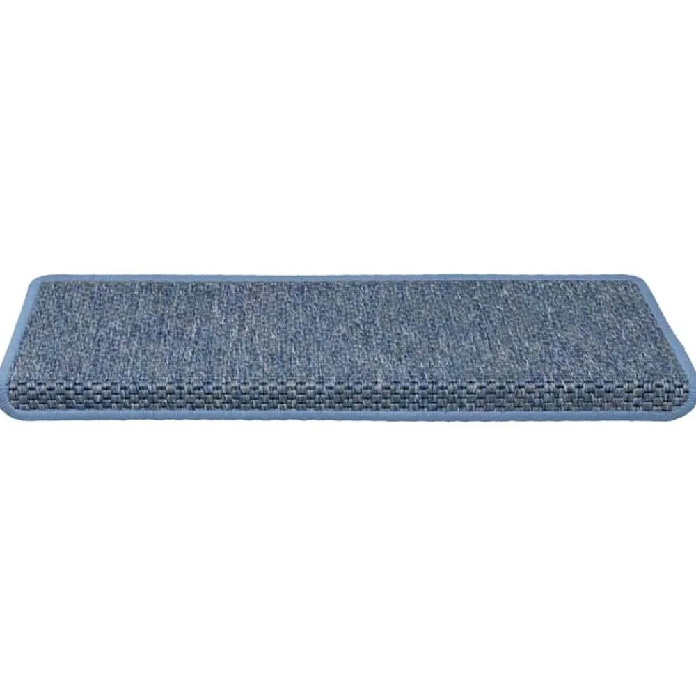 vidaXL Productos Del Hogar-Alfombrilla autoadhesiva escalera sisal 15 uds 65x21x4 cm