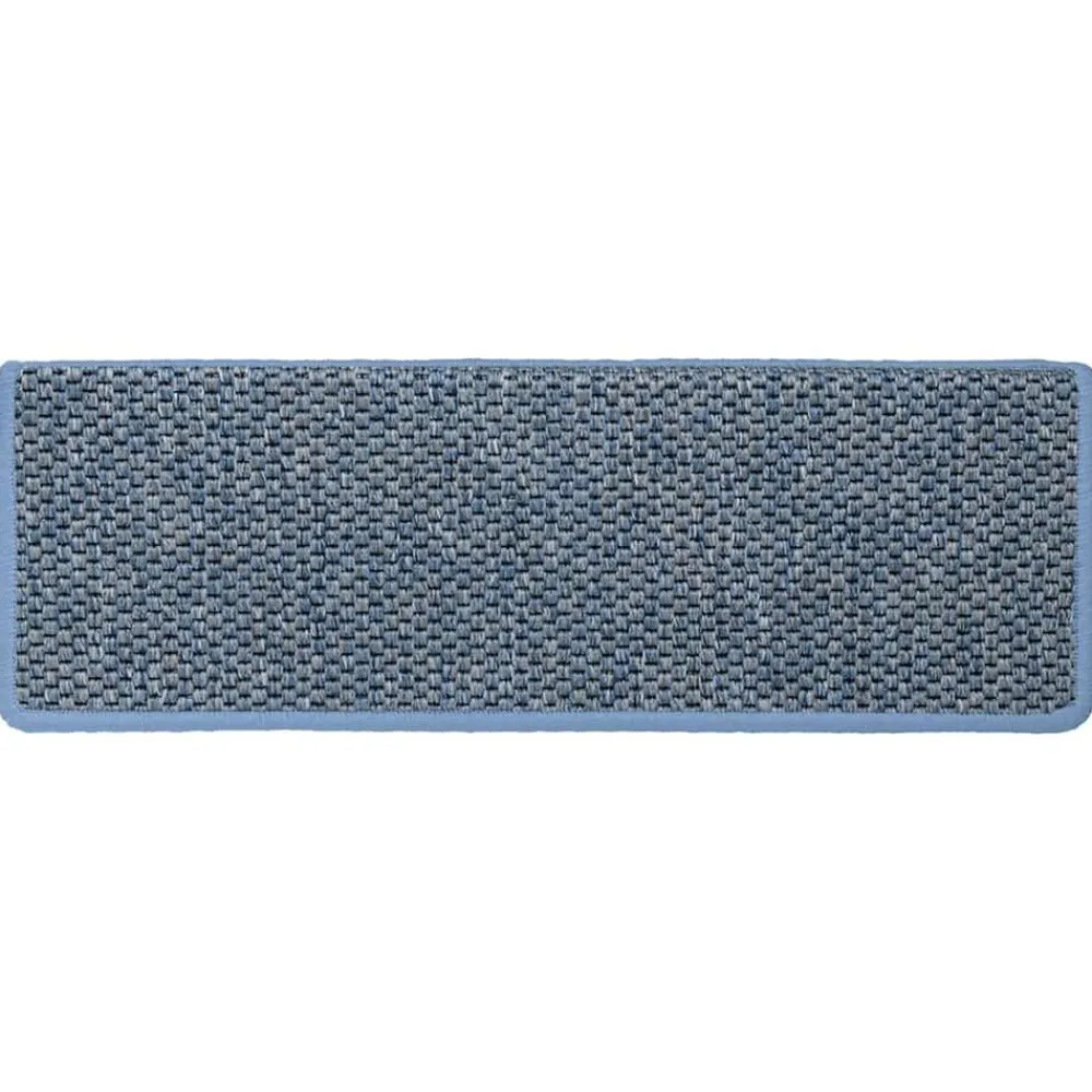 vidaXL Productos Del Hogar-Alfombrilla autoadhesiva escalera sisal 15 uds 65x21x4 cm