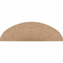 vidaXL Alfombrilla autoadhesiva de escalera 15 uds 56x17x3 cm Beige