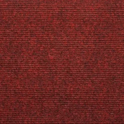 vidaXL Alfombrilla autoadhesiva escalera 15 uds 56x17x3 cm roja Rojo Discount