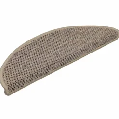 vidaXL Alfombrilla autoadhesiva escalera sisal 15 uds beige 56x17x3 cm Beige oscuro Best
