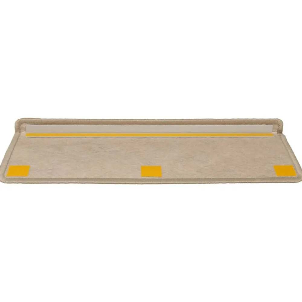 vidaXL Productos Del Hogar-Alfombrilla autoadhesiva escalera sisal 15 uds 65x21x4 cm