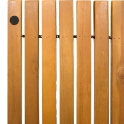vidaXL Accesorios Para El Baño-Alfombrilla de baño Marrón 60 x 40 cm Madera de Acacia Sólida