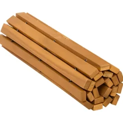vidaXL Accesorios Para El Baño-Alfombrilla de baño Marrón 60 x 40 cm Madera de Acacia Sólida